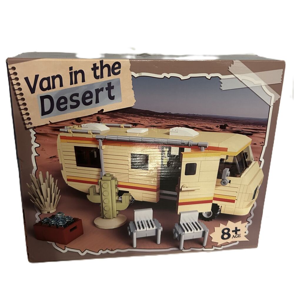 Van in the Desert RV Camper Building Blocks Set 8+ Age